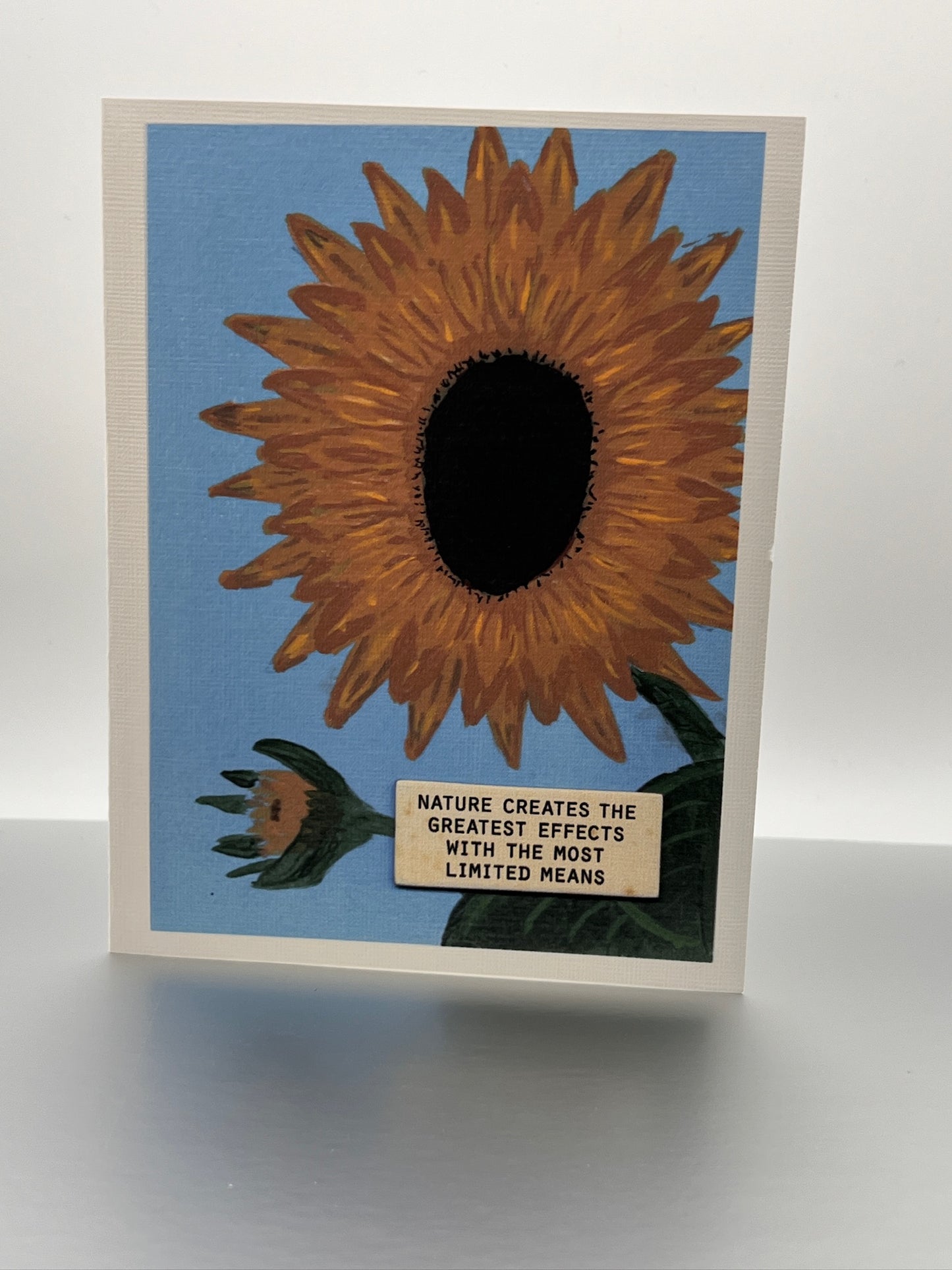 Nature Creates Sunflower Notecard