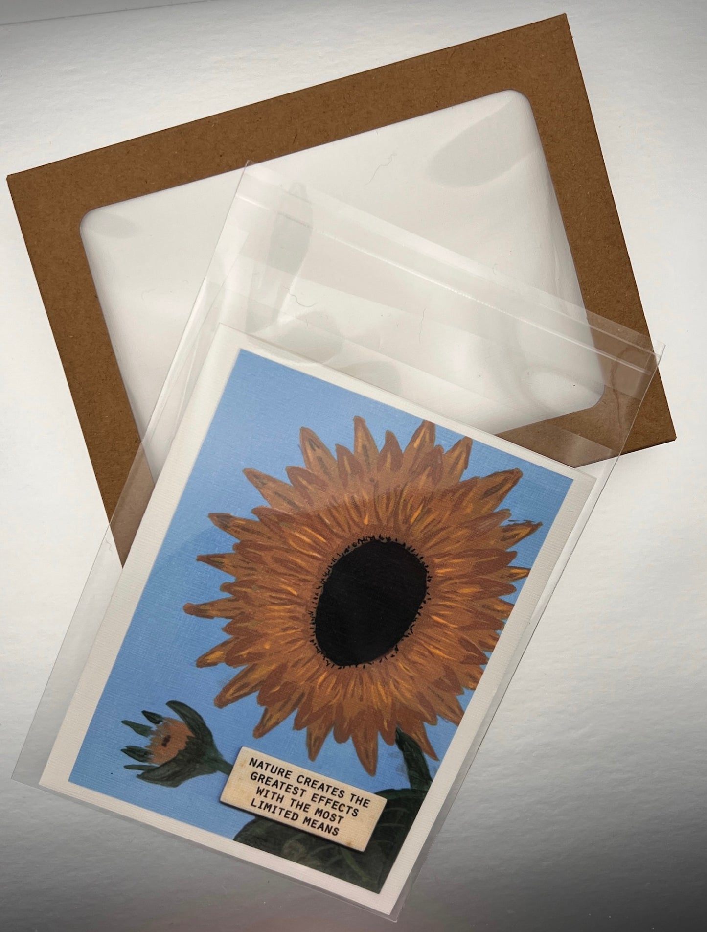 Nature Creates Sunflower Notecard