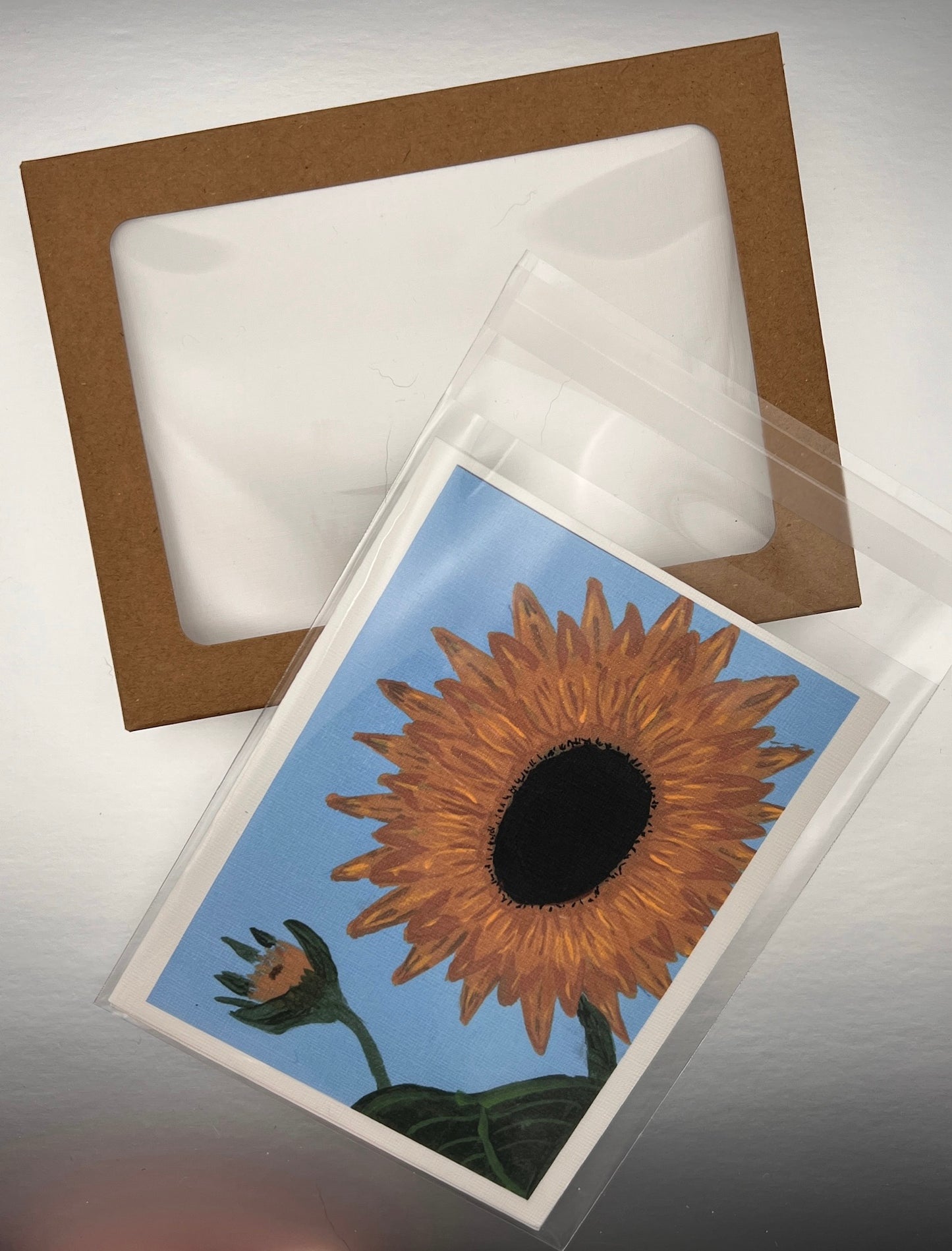 Blooming Sunflower Notecard