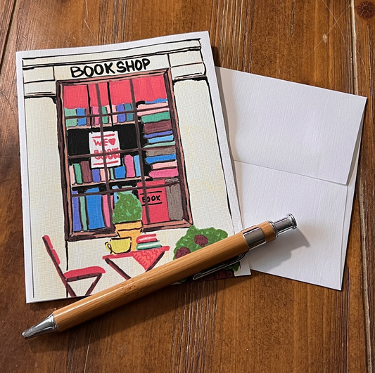 The Neighborhood Bookshop Notecard