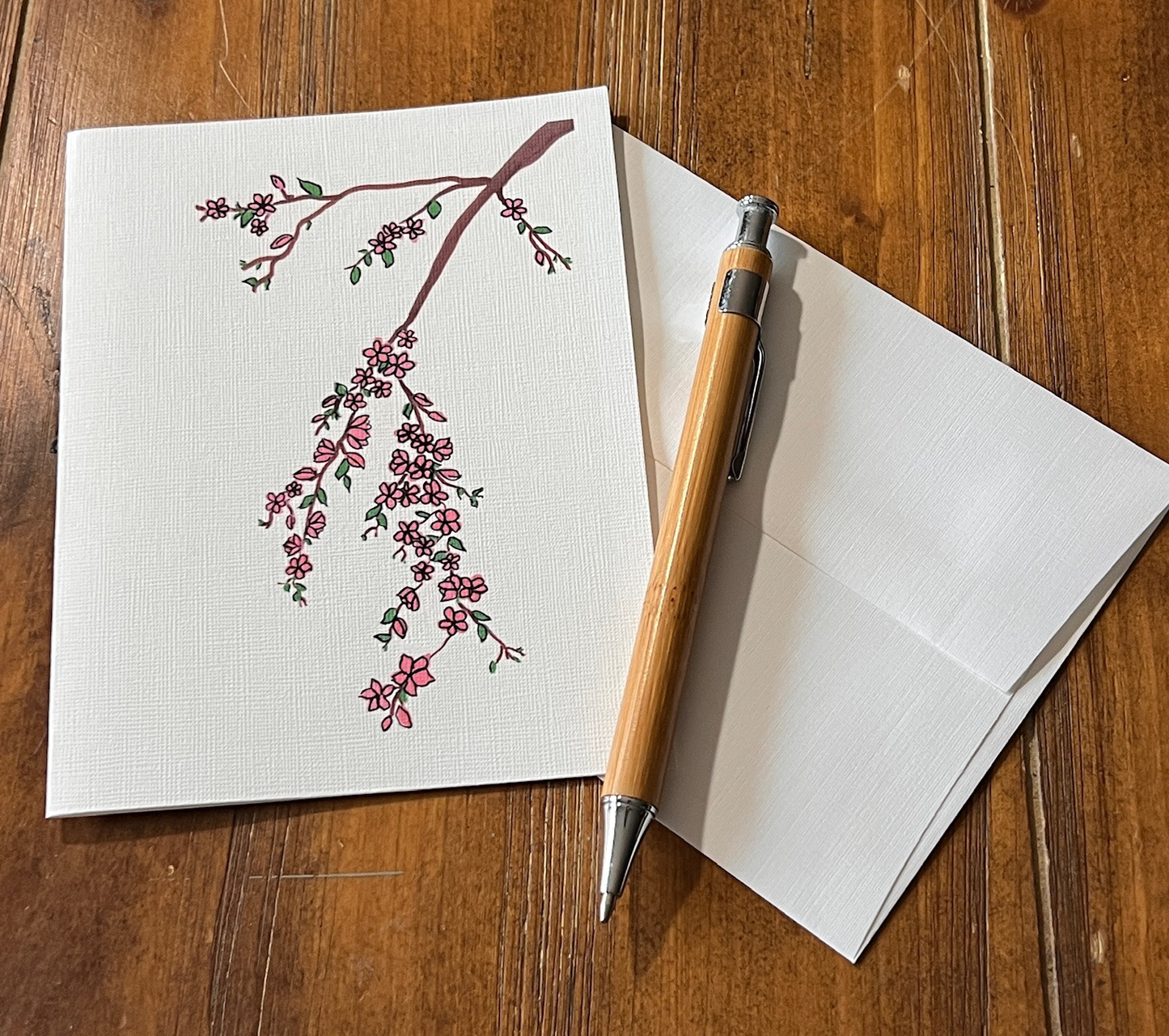 Cherry Blossom Notecard