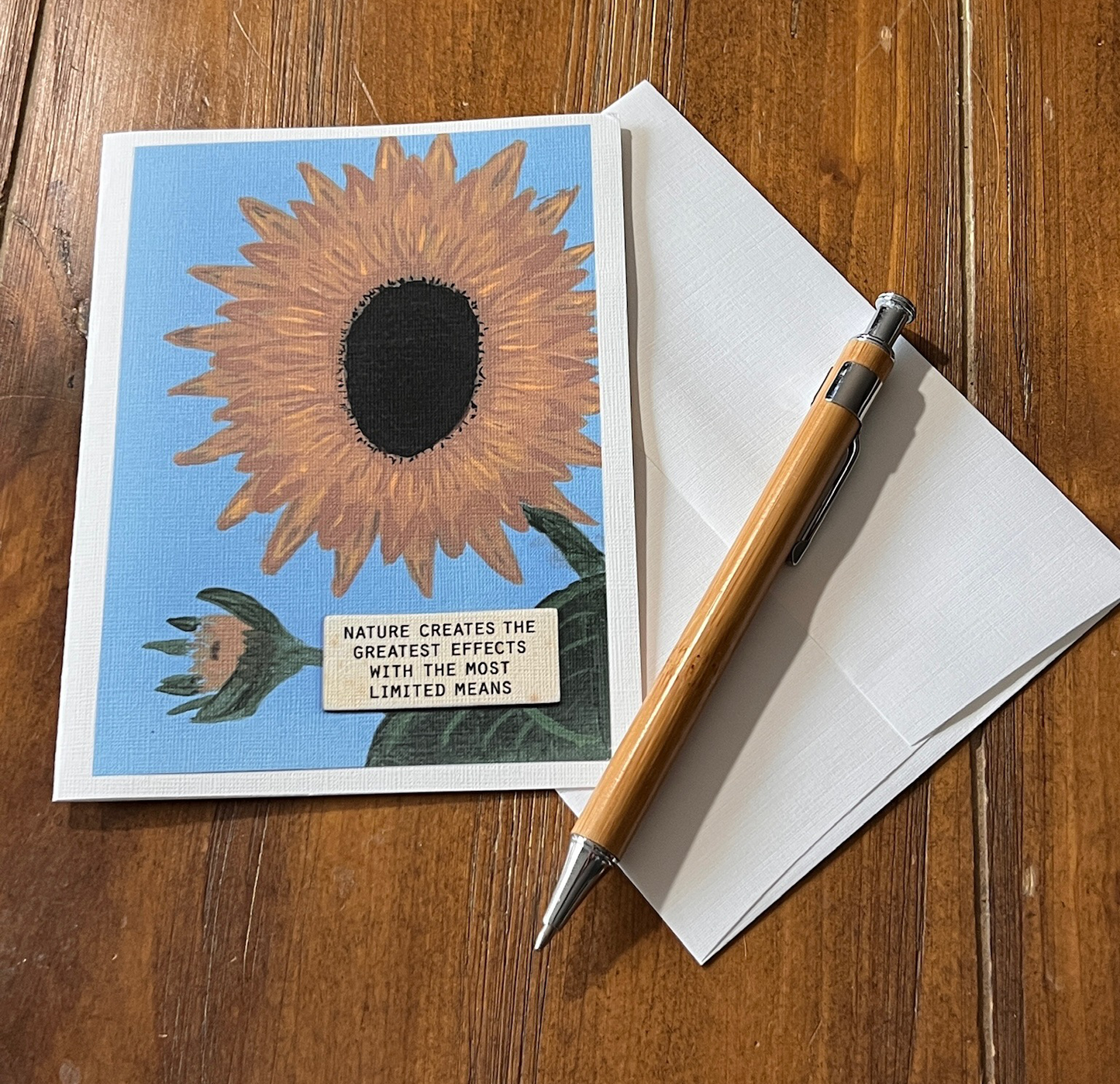 Nature Creates Sunflower Notecard