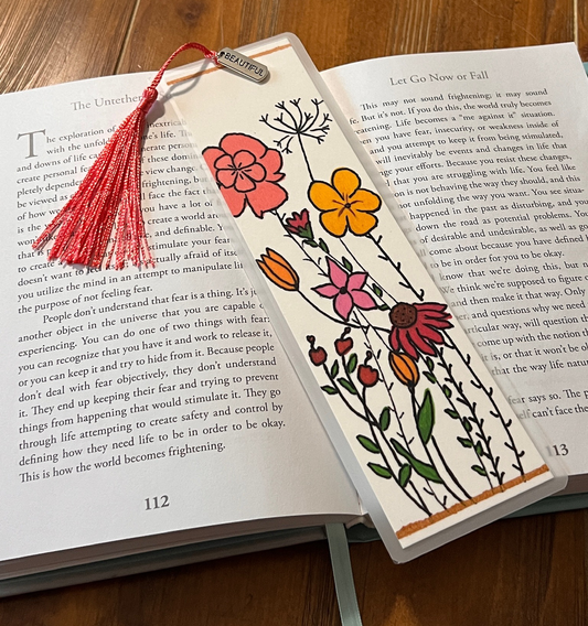 Spring Floral Bookmark