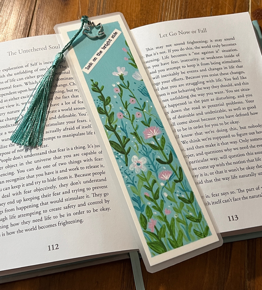 Bright Side Floral Bookmark