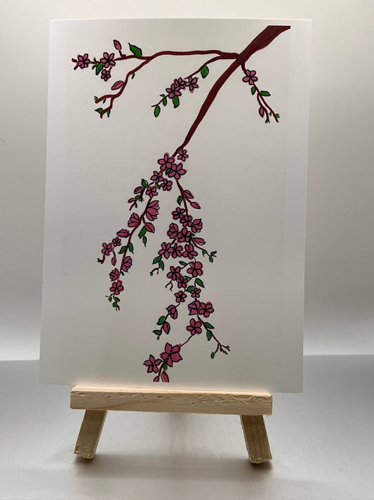Art Print | Cherry Blossom | Delicate Spring Botanical Wall Decor