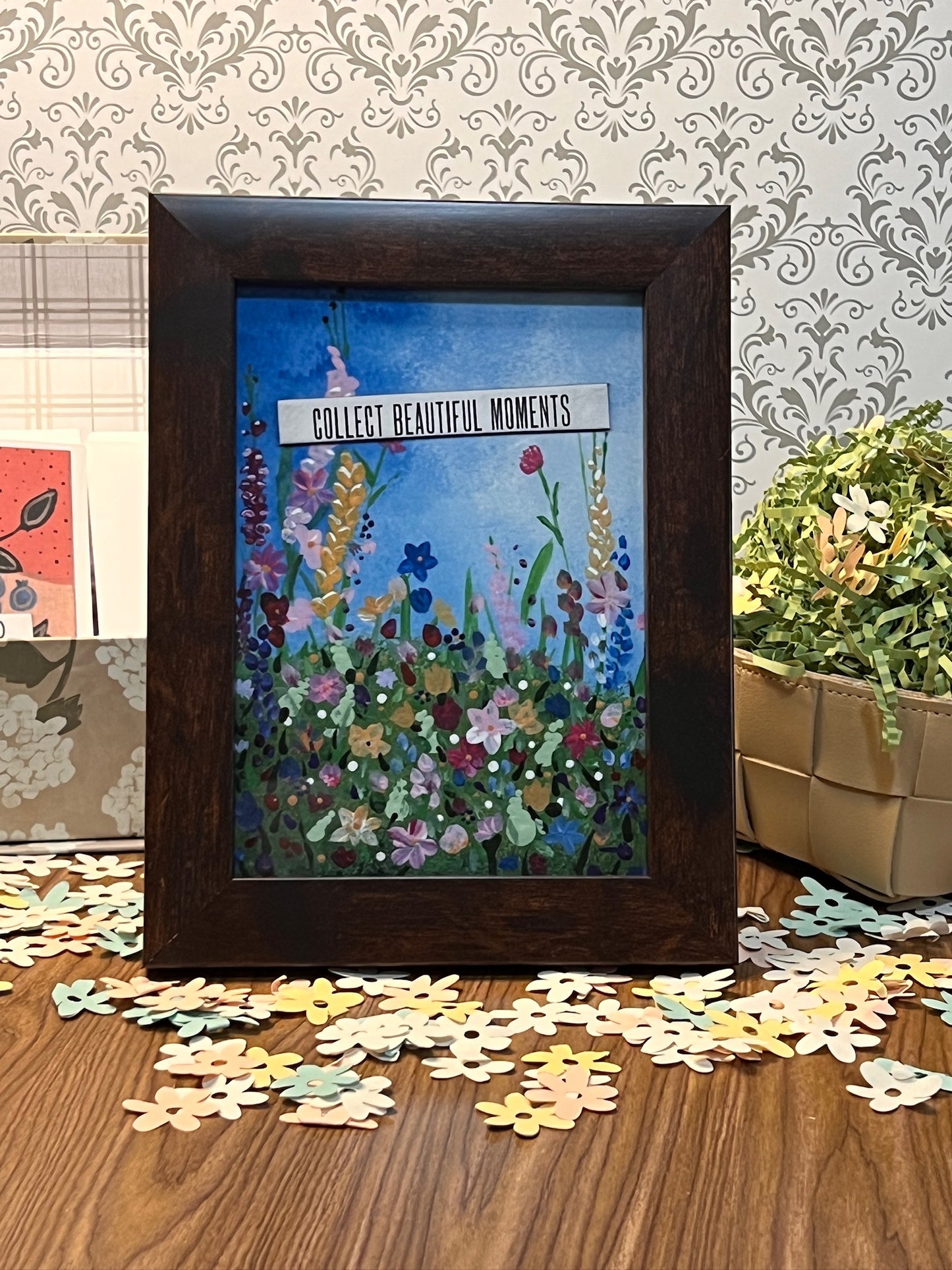 Collect Beautiful Moments Art Print – Inspirational Wall Decor | 4x6 or 5x7 Fine Art Matte Print