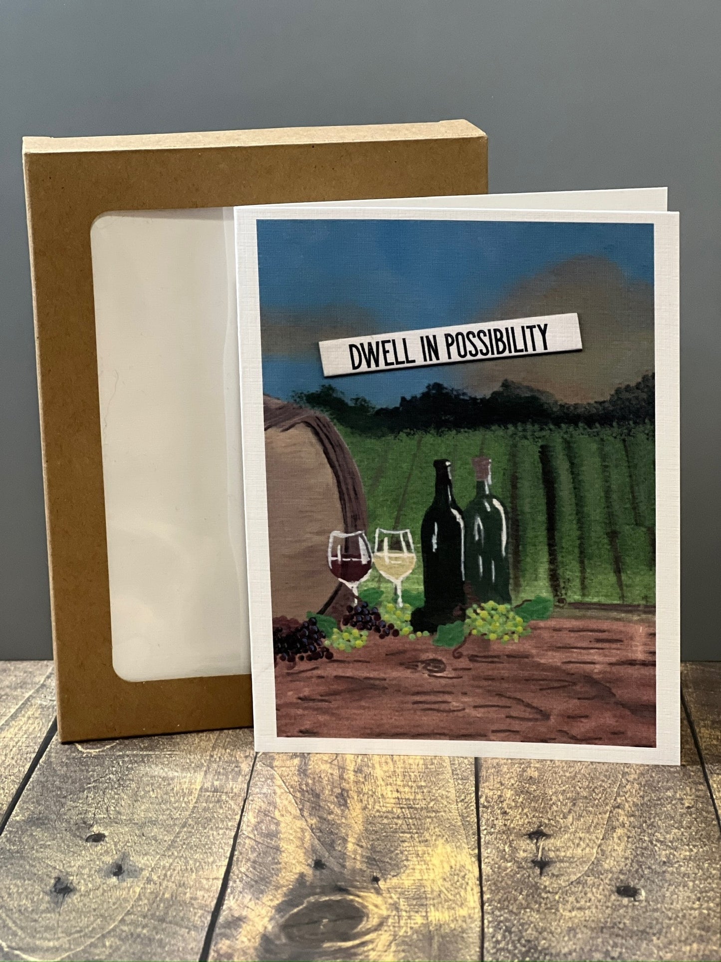 Dwell in Possibility – Inspirational Vineyard Notecard