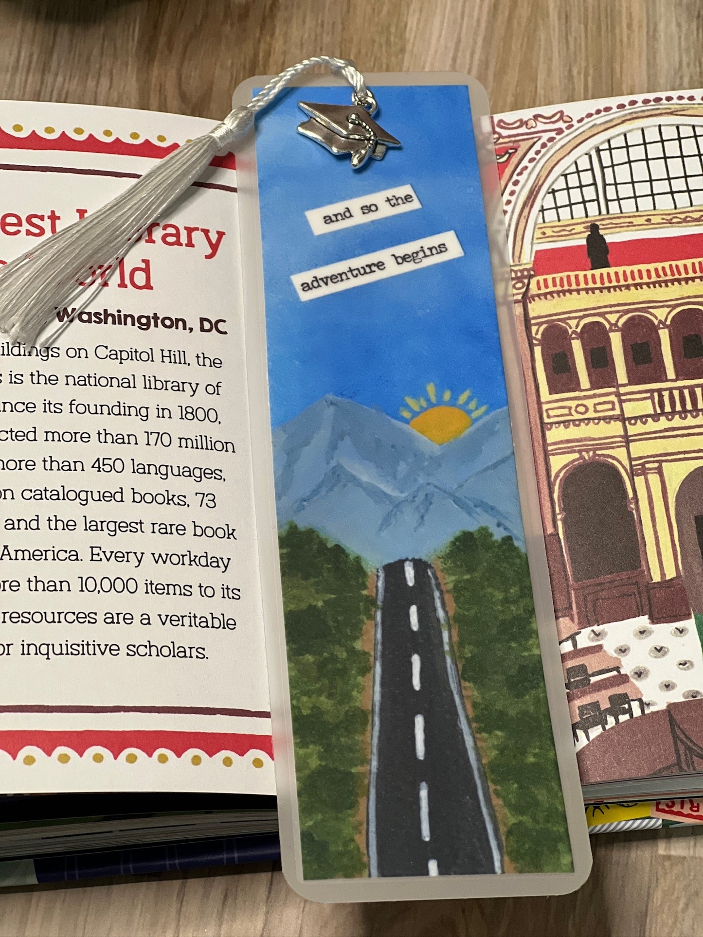 Adventure Bookmark – 'And So the Adventure Begins'