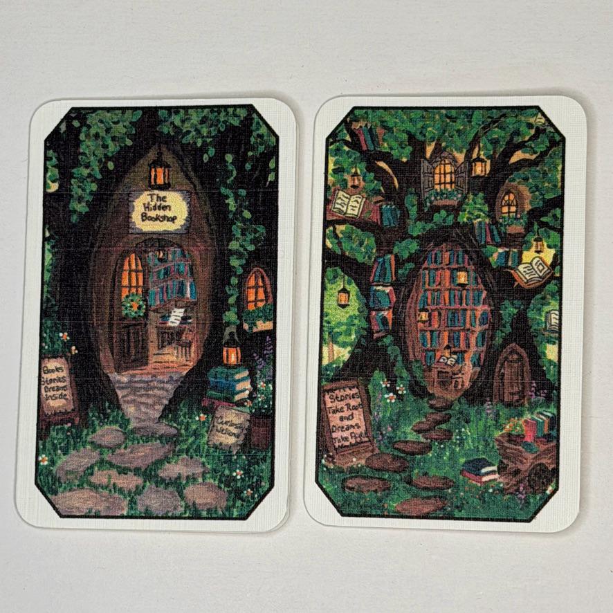Mini Notes Gift Tin | The Library That Grew Wild | Book Lover Stationery Set