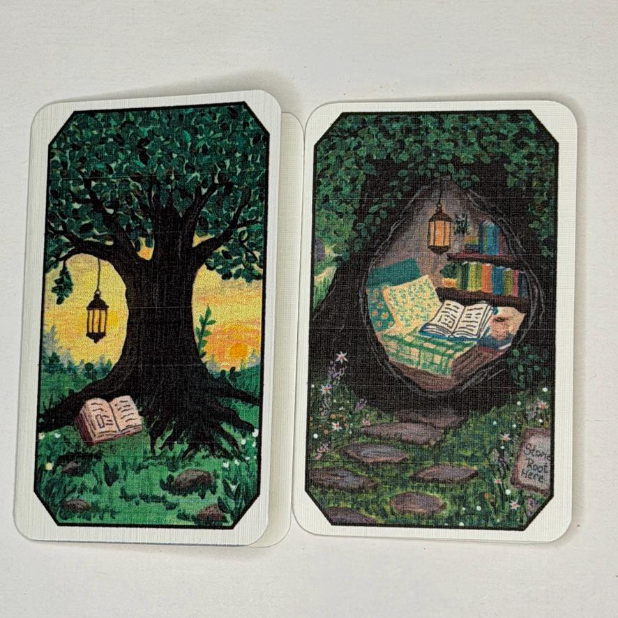 Mini Notes Gift Tin | The Library That Grew Wild | Book Lover Stationery Set