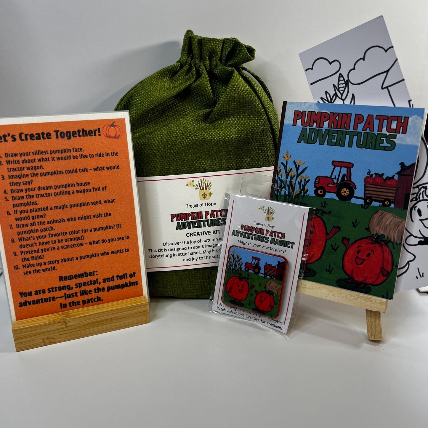 Pumpkin Patch Adventures Creative Kit: Kids Fall Activity Set