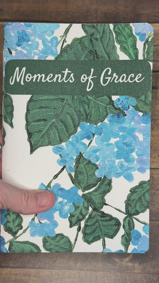 Journal | Moments of Grace | Hydrangea Hand-Stitched Journal | Dot Grid | 5×8